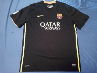 Rare Nike Fc Barcelona Barca Jersey Futebol Soccer Men 
