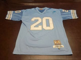 Barry Sanders Detroit Lions Players Of The Century Throwback Jersey 3xl 56