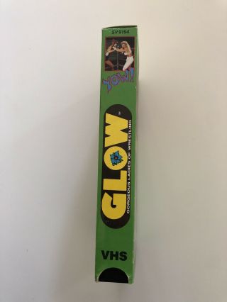 VTG VHS Tape Best of GLOW Ladies of Wrestling WWF Video Treasures 1989 2