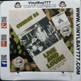 12 " Lp M - Combat 84 Live And Loud 2019 Ink Records Italy Import Purple Vinyl