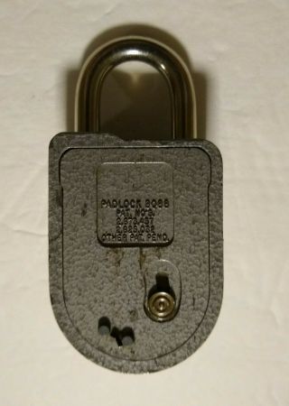 Vintage Sargent Greenleaf S&g 8088 Changeable Combination Padlock Lock No Key