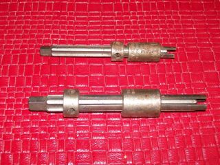 2 Pc Set Walton Tap Extractor W/blades Mechanic Machinist Tool 3/8 10mm 1/2 12mm