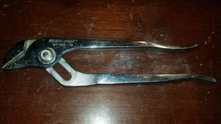 Vintage Powr - Kraft 84 - 4661 - 7c Adjustable Pipe Wrench Channel Lock 7 Inch Wards