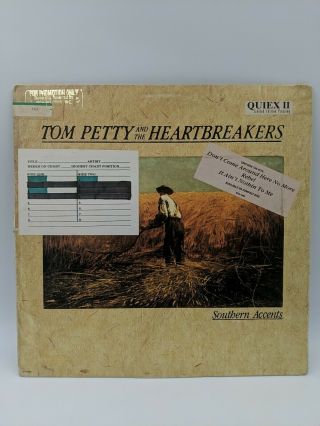 Tom Petty " Southern Accents " Lp Promo/quiex Ii,  Hype Sticker