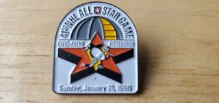 1990 41st Nhl All Star Game Pin Pittsburgh Pennsylvania Penguins Civic Center