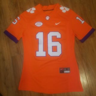 Nike Clemson Trevor Lawrence Home Orange Acc Jersey Size Small