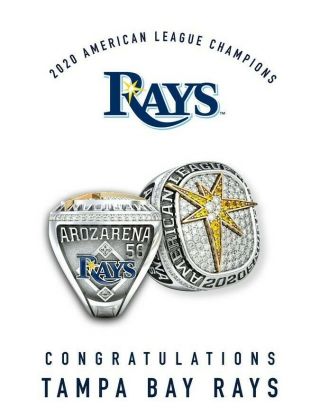 2020 Tampa Bay Rays American League Championship Ring Newest Hot