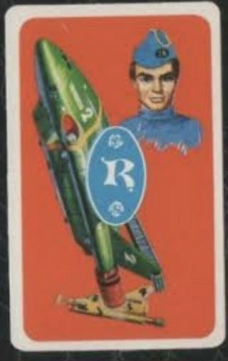 Swap Playing Cards 1 Japanese 60’s Thunderbirds Anime Tv Series 3/4 Size A53