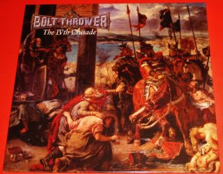 Bolt Thrower: The Ivth Crusade Lp Black Vinyl Record 2017 Earache Records Uk