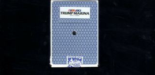 TRUMP MARINA Casino Atlantic City Playing Cards Table Played Blue Deck 54 Cards 3