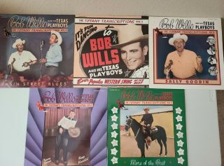Bob Wills And His Texas Playboys “the Tiffany Transcriptions Vol 3,  5,  6,  7,  8 Lp