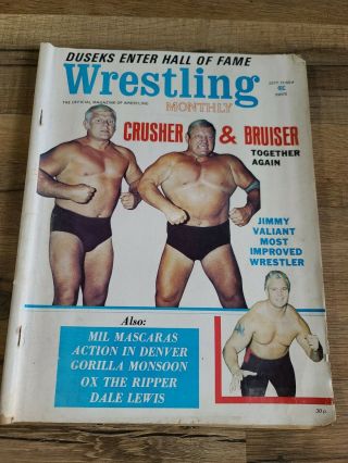Wrestling Monthly September 72 Volume 2 No 9 Crusher And Bruiser