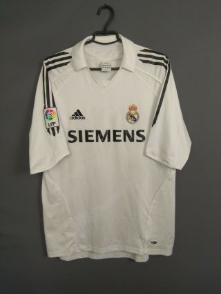Real Madrid Jersey 2005 2006 Home Large Shirt Soccer Football Adidas Ig93