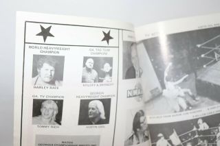 Easter April,  1980 NWA The RINGSIDER WRESTLING WEEKLY with Rare Wrestling Card 3