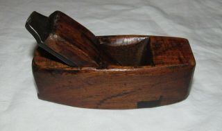 Small Wooden Block Plane Old Woodworking Tool Plane 4 1/2 Inch