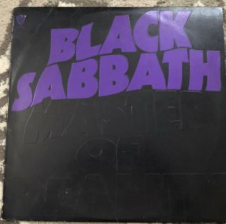 Black Sabbath Master Of Reality Warner Bros Bs 2562 Green Label Lp Ozzy