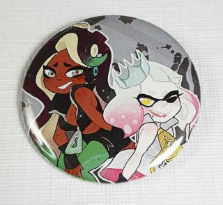 Splatoon 2 Pearl And Marina Can Badge Pinback Button 2.  25 "