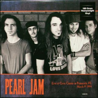 Pearl Jam ‎– Live At Civic Center Fl March 9th 1994 Color Vinyl 2lp