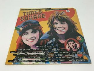 Times Square Lp 2lp Rare Ramones Suzi Quatro Xtc Ruts 1st Edition Press