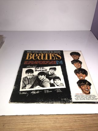 The Beatles - Songs,  Pictures And Stories - Vj 1092 Semi - Gate Lp (1964)