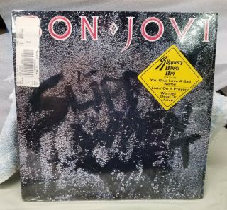 Vintage 1986 Bon Jovi " Slippery When Wet " Lp - Mercury Records (830 264 - 1m) Ex,