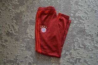 Bayern Munich Football Training Pants Soccer Pre Match Adidas Mens M
