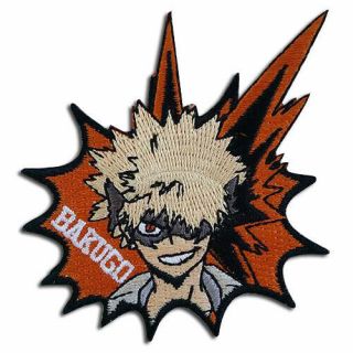 My Hero Academia Bakugo Iron Sew On Patch Anime Licensed