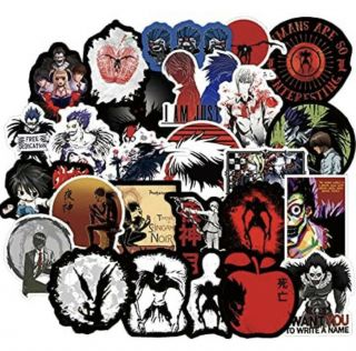 50pc Death Note Notebook Phone Laptop Decal Manga Anime Craft Stickers
