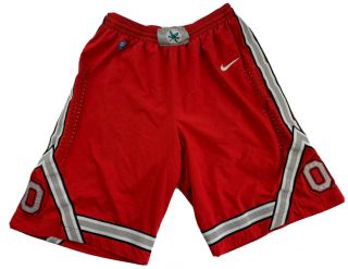 Ohio State Buckeyes Nike Drifit Basketball Shorts Red Ncaa College Mens Large