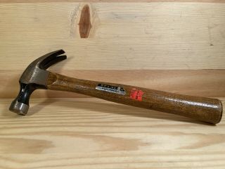 Stanley H111 1/2,  16oz.  Curved Claw Hammer Wood Handle Vintage