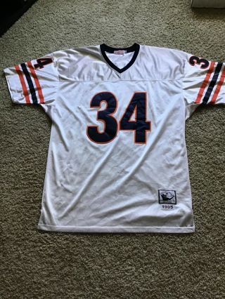 Walter Payton Chicago Bears 1985 Mitchell & Ness Jersey Size 52