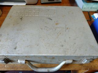 Black And Decker Metal Drill / Power Tool Case Only.  Empty.