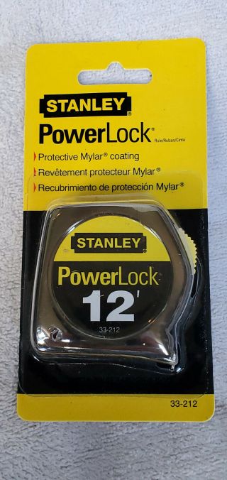 Vintage Stanley 33 - 212 Powerlock 12 