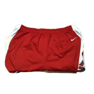 Vintage Nike Arizona Wildcats Basketball Shorts U Of A Sewn Red White Size 2xl