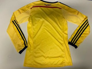 Adidas Colombia National Soccer Team Long Sleeve Jersey Men’s L Football Shirt