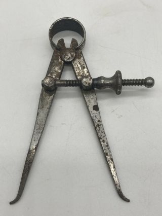 Antique Starrett 3 1/4 Inch I.  D.  Ouside Caliper Vintage Machinist Tool