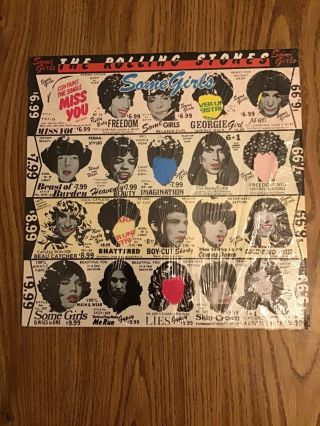 The Rolling Stones ‘some Girls’ 1978 Usa 2nd Press Lp In Shrink Near - Cond
