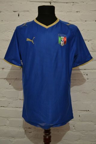 Vintage Italy 2008/2009 Football Shirt Soccer Jersey Calcio Maglia Mens M