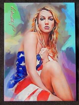 Britney Spears Limited Edition Print Card 15 15/50