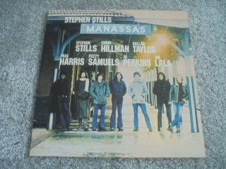 Stephen Stills - Manassas 1972 Uk Double Lp Atlantic 1st With Insert