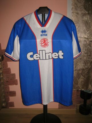 Middlesbrough 1986 Football Club Errea Away 1997/98 Jersey/shirt Size L (adult)