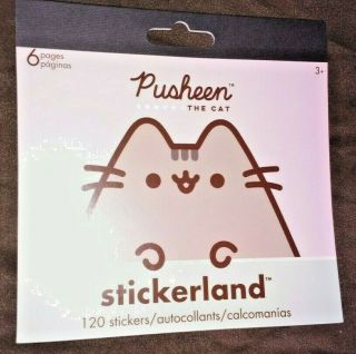 Pusheen Cat & Friends Sticker Book 120ct Stickers 6 Sheets
