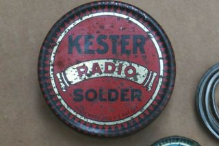 Vintage Kester Radio Solder & Soldering Paste 2