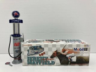 1999 Jeremy Mayfield 12 Mobil 1 / Kentucky Derby Gas Pump Coin Bank 1/16th