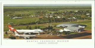 Australia Postcard - Aviation,  Planes,  Qantas Founders Museum,  Longreach,  Qld