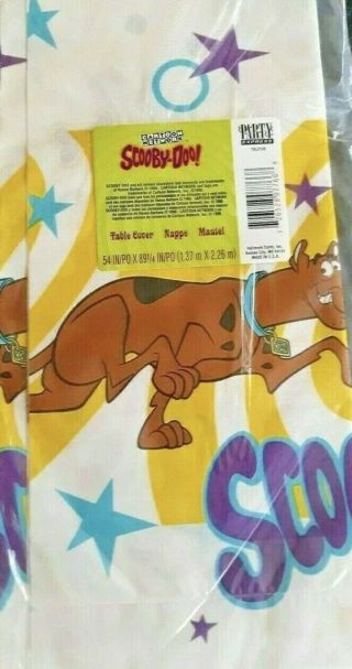 Vintage 1998 Cartoon Network Hallmark Scooby - Doo Paper Table Cover