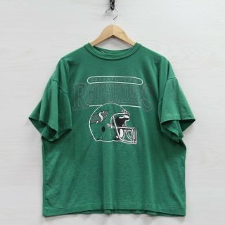 Vintage Saskatchewan Roughriders T - Shirt Size Xl Green 90s Cfl Single Stitch