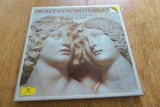 Prokofiev Romeo & Juliet Ozawa Bso Ed1 Dg Digital Stereo 423 268 - 1 3xlp Set