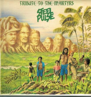 Steel Pulse Tribute To The Martyrs Lp Vinyl Uk Island 1979 8 Track In Laminated
