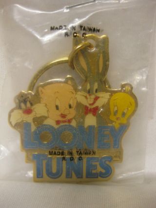 Vintage Bugs Bunny,  Tweety,  Sylvester Looney Tunes Key Chain Warner Bros